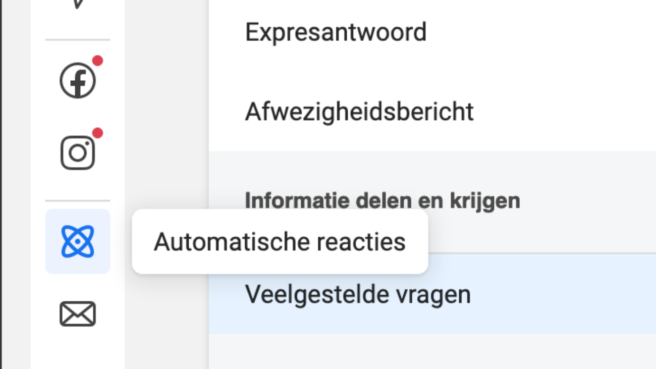 automatische reacties business suite